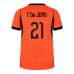 Nederland Frenkie de Jong #21 Hjemmedrakt VM 2026 Korte ermer
